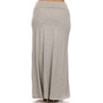 thumbnail image 3 of Plus Size Women's Solid Maxi Skirt, 3 of 3