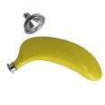 thumbnail image 2 of Banana Stainless Steel Hip Flask 5 oz. Yellow & Funnel Set, 2 of 4