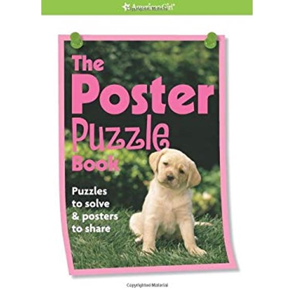 Pre-Owned The Poster Puzzle Book: Puzzles to Solve & Posters to Share (Spiral-bound) 1593695918 9781593695910