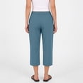 thumbnail image 7 of Nkmbld Capri Pants for Women Wide Leg High Waist Crop Lounge Sweatpants with Pocekets Summer Casual Workout Pants, 7 of 7