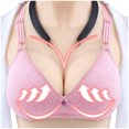 thumbnail image 2 of Darzheoy Women's Bra Wire Free Underwear One-Piece Bra Everyday Underwear 42, 2 of 3