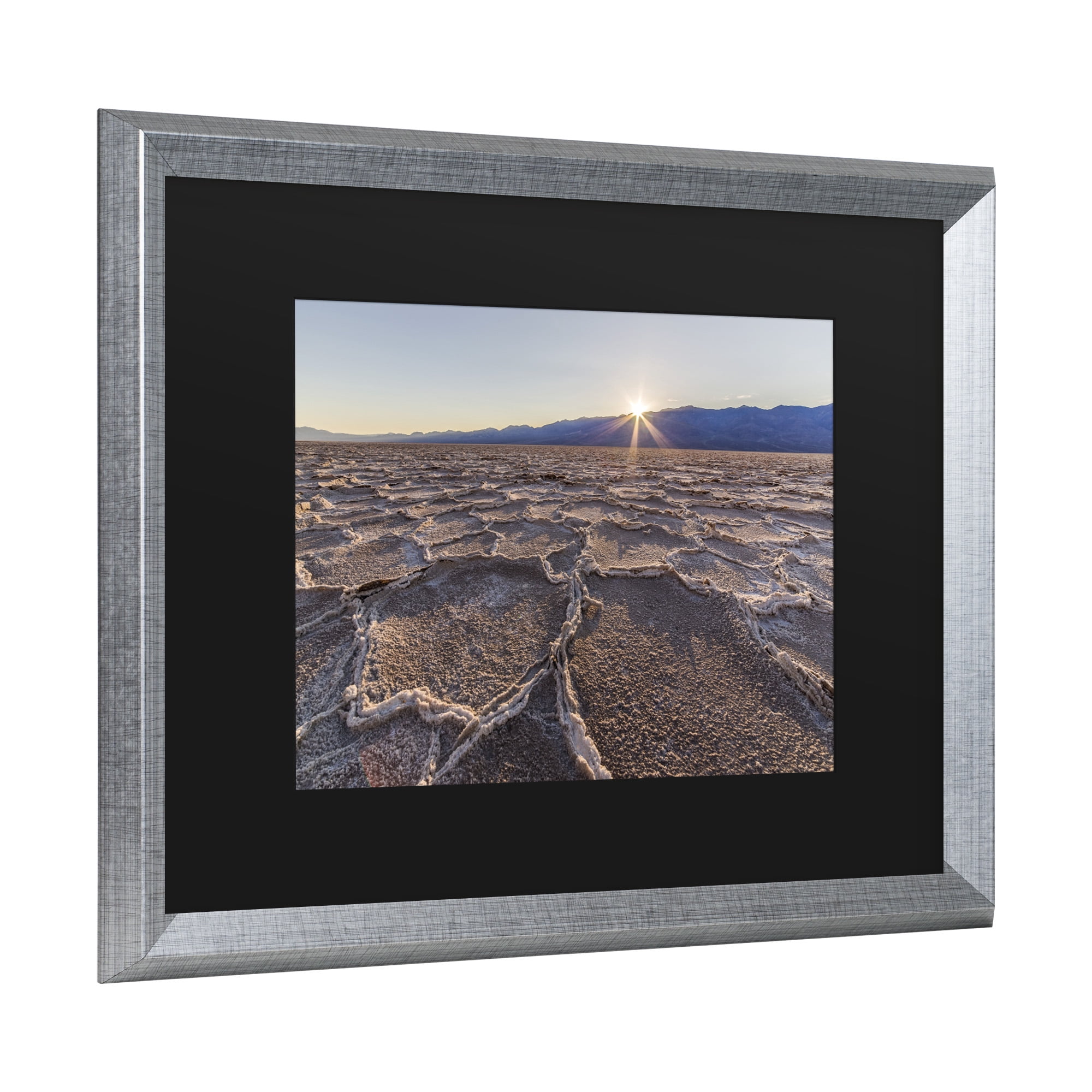 Trademark Fine Art 'Badwater Sunset' Canvas Art by Pierre Leclerc