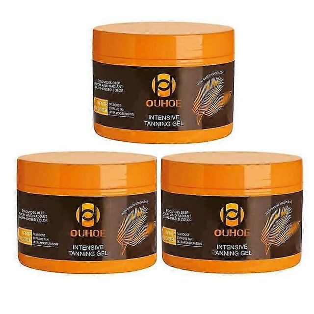 uds. Gel bronceador para exteriores, crema bronceadora para playa y verano, 150 g