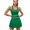 green, variant on Attraco Women 2 Pieces Tennis Skirt High Waisted Pleated Skirt Sets Seamless Colorblock Golf Outfits Top and Skirt