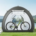 thumbnail image 4 of Large Bike Storage Tent, Waterproof Outdoor Bike Shelter for 5+ Bicycles, UV-Resistant Bike Cover, 4 of 10