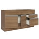 thumbnail image 4 of Mueble de Cocina Madesa Glamy 150 cm 2 Cajones 2 Puertas (Con Tablero) Marrón, 4 of 5