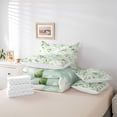 thumbnail image 6 of Homewish Country Floral 7-Piece Twin Bedding Sets,Rustic Botanical Bedding Comforter Set,White Green Sheet Sets For Girl Teens,Luxury Bedroom Decor, 6 of 8