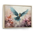 thumbnail image 2 of Designart "Calm Cerulean Dove Grace" Dove Floater Framed Wall Decor, 2 of 5