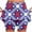 Blue, variant on Fgnfyis Independence Day Elastic Yoga Culottes for Women Athletic Shorts Lightweight High Waist Skinny Striped Flag Print Joggers 1 Women's Skirts Watermelon Red XXL