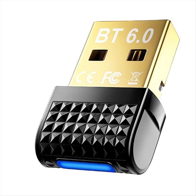 Adaptador USB Bluetooth 6.0, Receptor y Transmisor Compatible con BLE+ para Teclado, Ratón, Auriculares y Altavoces Bluetooth.