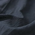 thumbnail image 4 of Men‘s Linen Casual Short Sleeve Shirts Button Down Summer Beach Shirt，M Light Blue, 4 of 5