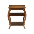 thumbnail image 2 of Bowery Hill Wood Walnut End Table Square 23"H x 20"W x 18"D, 2 of 5