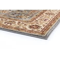 thumbnail image 5 of Traditional 2x8 Area Rug (2'3'' x 7'3'') Border Blue, Beige Indoor Runner Easy to Clean, 5 of 7