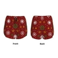 thumbnail image 6 of Goofa Merry Christmas Printed Women 2 in 1 Running Shorts,Quick Dry Athletic Workout Shorts,High Waisted Athletic Shorts with Liner Pockets-X-Large, 6 of 9