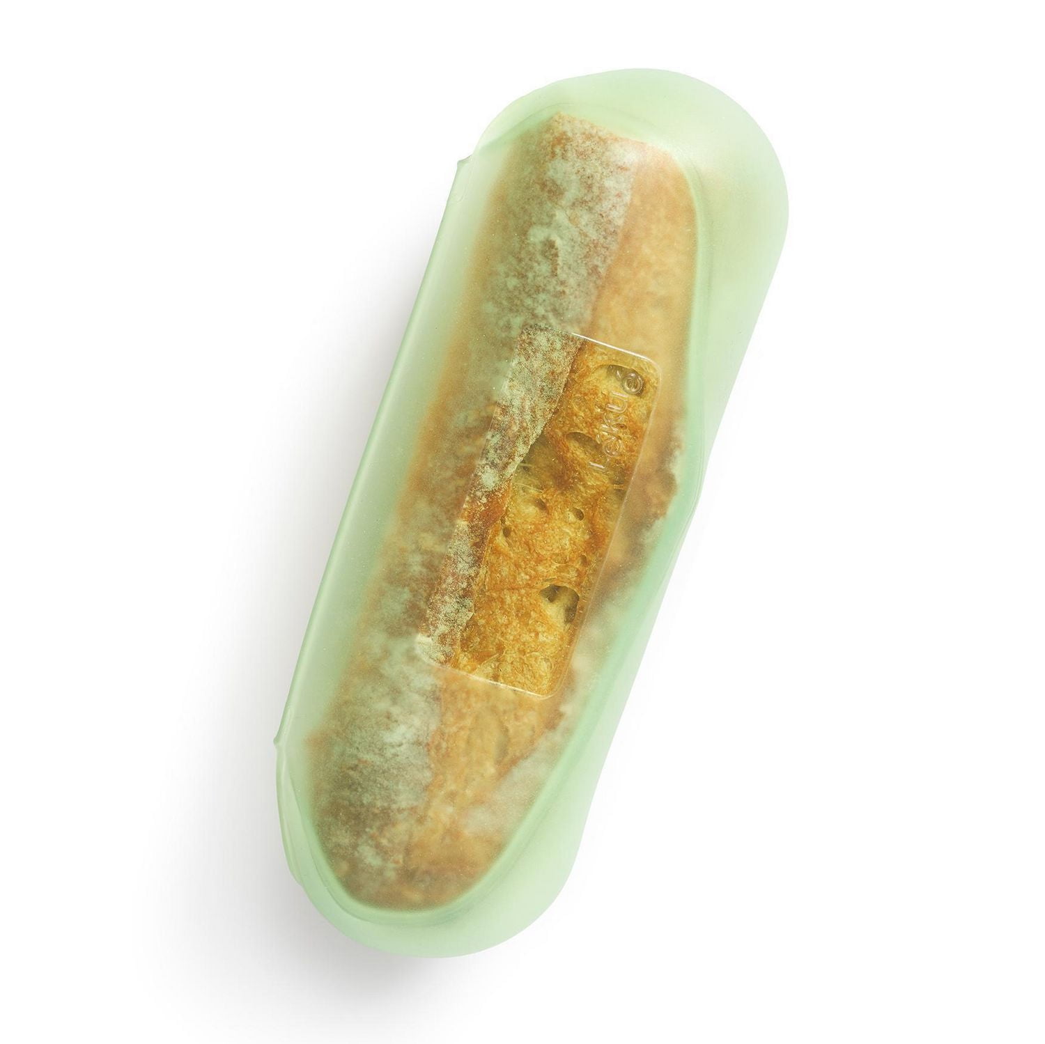 Lekue Reusable Silicone Food Storage Baguette Container Case