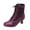 Purple, variant on XDDST Shoes for Women Sandals Dressy 2025 Womens New Shoes Women's Fashionable Boots Women's Classic Low Heel Ankle Boots