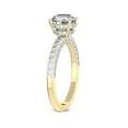 thumbnail image 4 of 2 Carat IGI Certified Heart Shape Lab Grown Diamond Engagement Ring | 14K Yellow Gold | Atria Secret Double Halo Lab Diamond Ring | FG-VS1-VS2 Quality Friendly Diamonds, 4 of 5