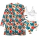 thumbnail image 2 of Traje de baño envolvente floral tropical de cintura alta con kimono de playa Cubrir traje de baño de 3 piezas Conjunto de traje de baño de bikini acolchado (S brillar Electrónica, 2 of 5