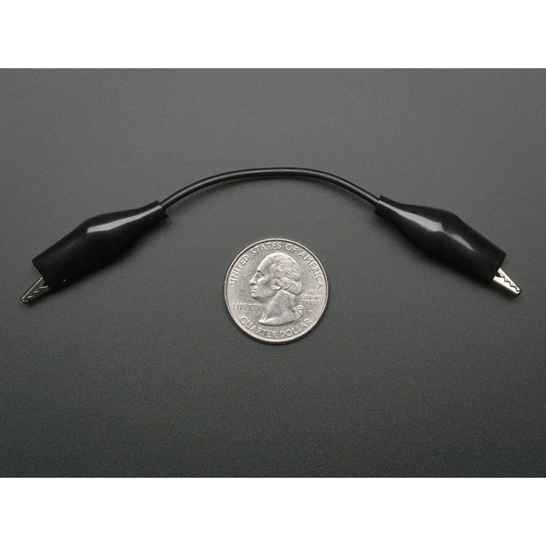 Short Wire Alligator Clip Test Lead (set of 12) : ID 1592 : Adafruit  Industries, Unique & fun DIY electronics and kits
