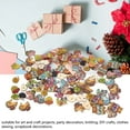 thumbnail image 3 of Boutons en Bois Robustes de 12mm pour Artisanat, Couleurs Assorties, Bois Clair pour Collection, Crochet et Scrapbooking, 3 of 7