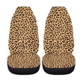 thumbnail image 5 of XYZCANDO Front Seats Protector Classic Leopard Pattern 2 Pack Car Front Seat Covers Elastic Sedan Auto SUV Durable Anti-Scratch Car Seat Covers, 5 of 10