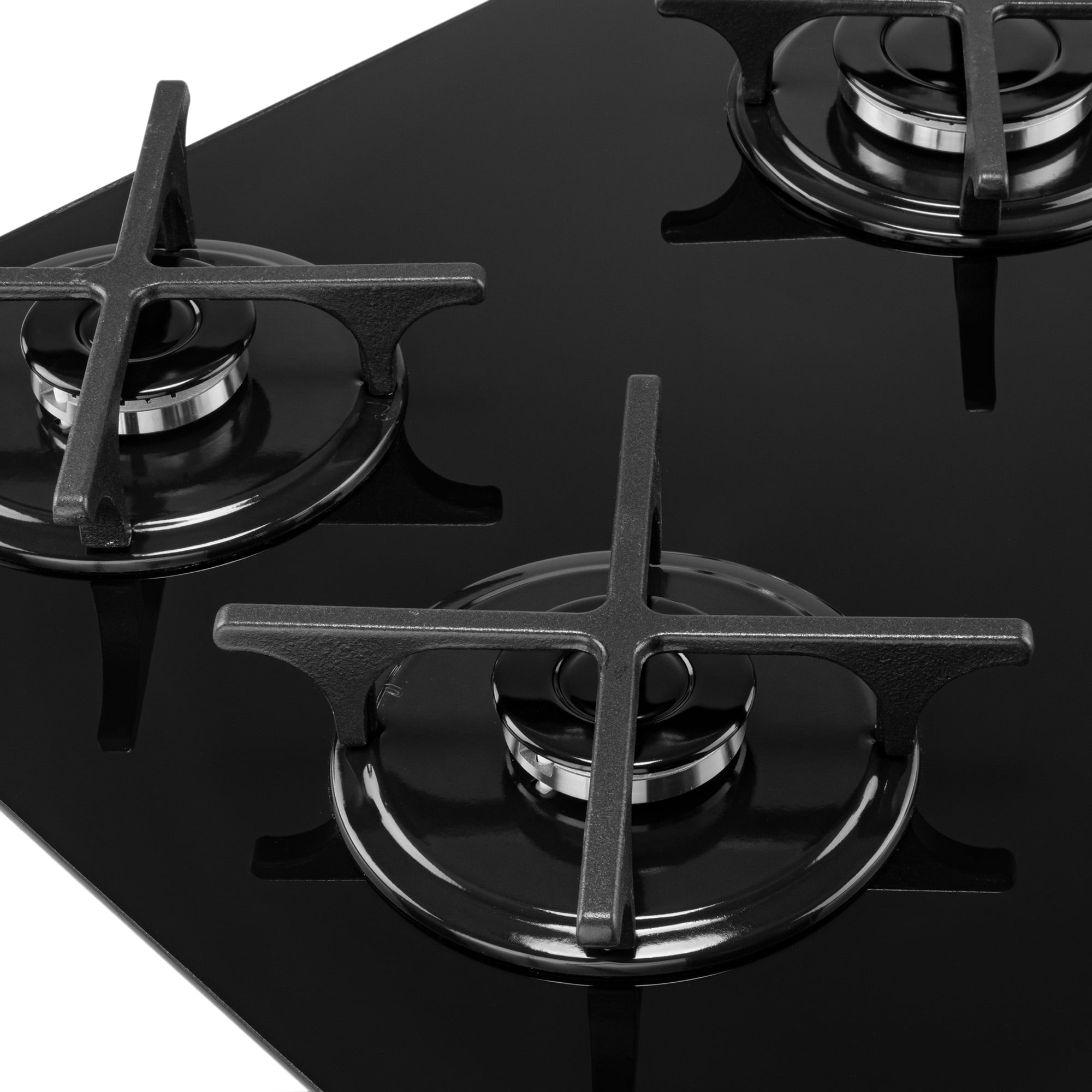Gas On Glass Cooktop with Sealed Burners, Tempered Glass Table with 1 Ultra Fast Burner, Easy to Clean, 36 in , Abba Appliances
