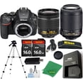 thumbnail image 1 of Cámara Réflex Digital NIKON D5500 DX Zeetech + Lente AF-P de 18-55 Mm + VR de 55-200 Mm + KIT de Inicio + Trípode + 2 Tarjetas SD de 16 Gb + Lector + Estuche, 1 of 1