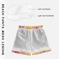 thumbnail image 5 of Kids' Beach Pants Comfortable Swim Trunks Bow Ribbon and Orange Shorts for Pool Vacation and Lounge Wear 5T, 5 of 8