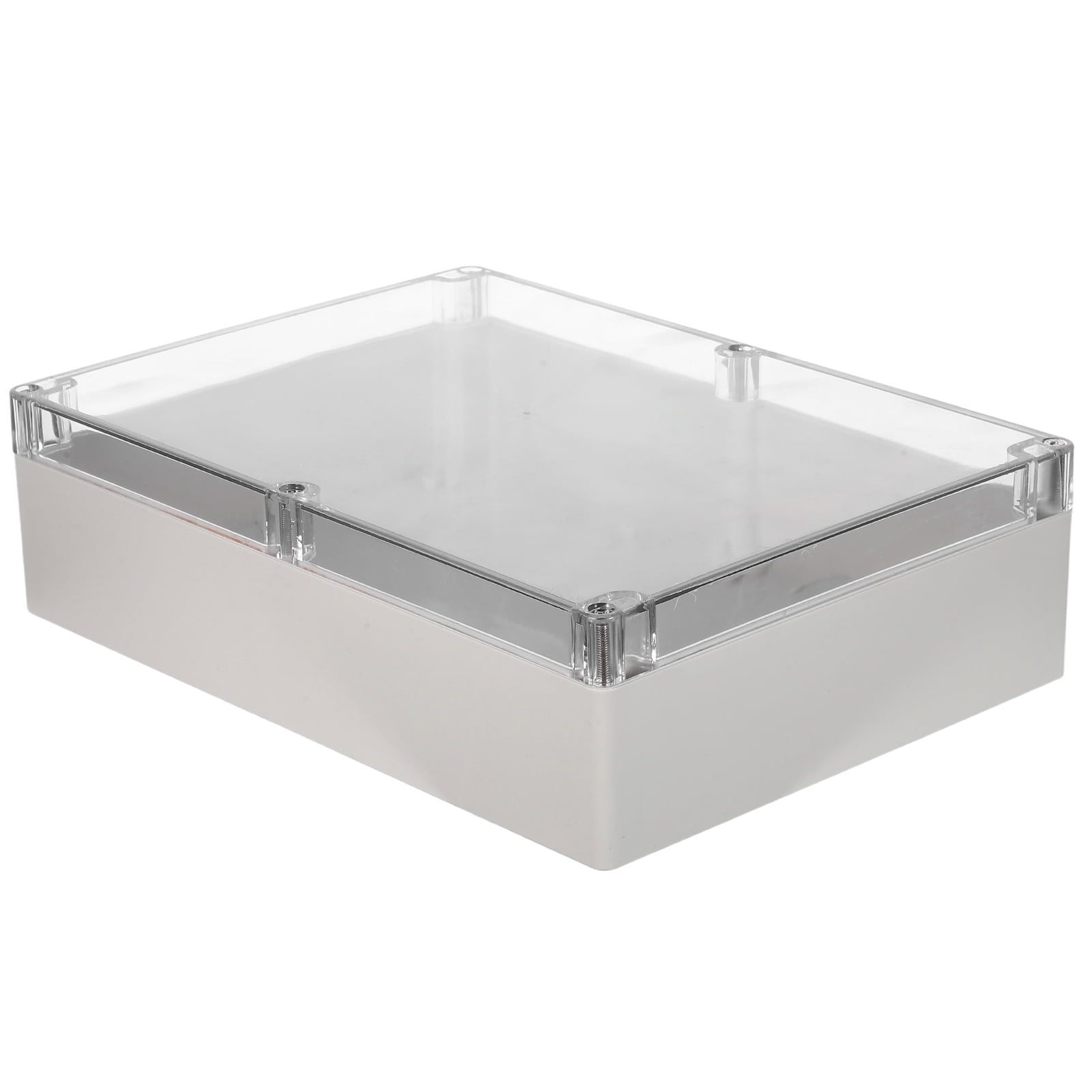 ETHZZLE 1Set Transparent Cover Outdoor Electrical Junction Box Plastic Weatherproof Enclosure
