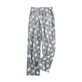 thumbnail image 2 of HLKJKLS Sweatpants Women Fashion Fuzzy Pajama Pants Winter Fleece Bottoms Elastic Waist Wide Leg Pockets Polyester Gray S-Xxl, 2 of 8