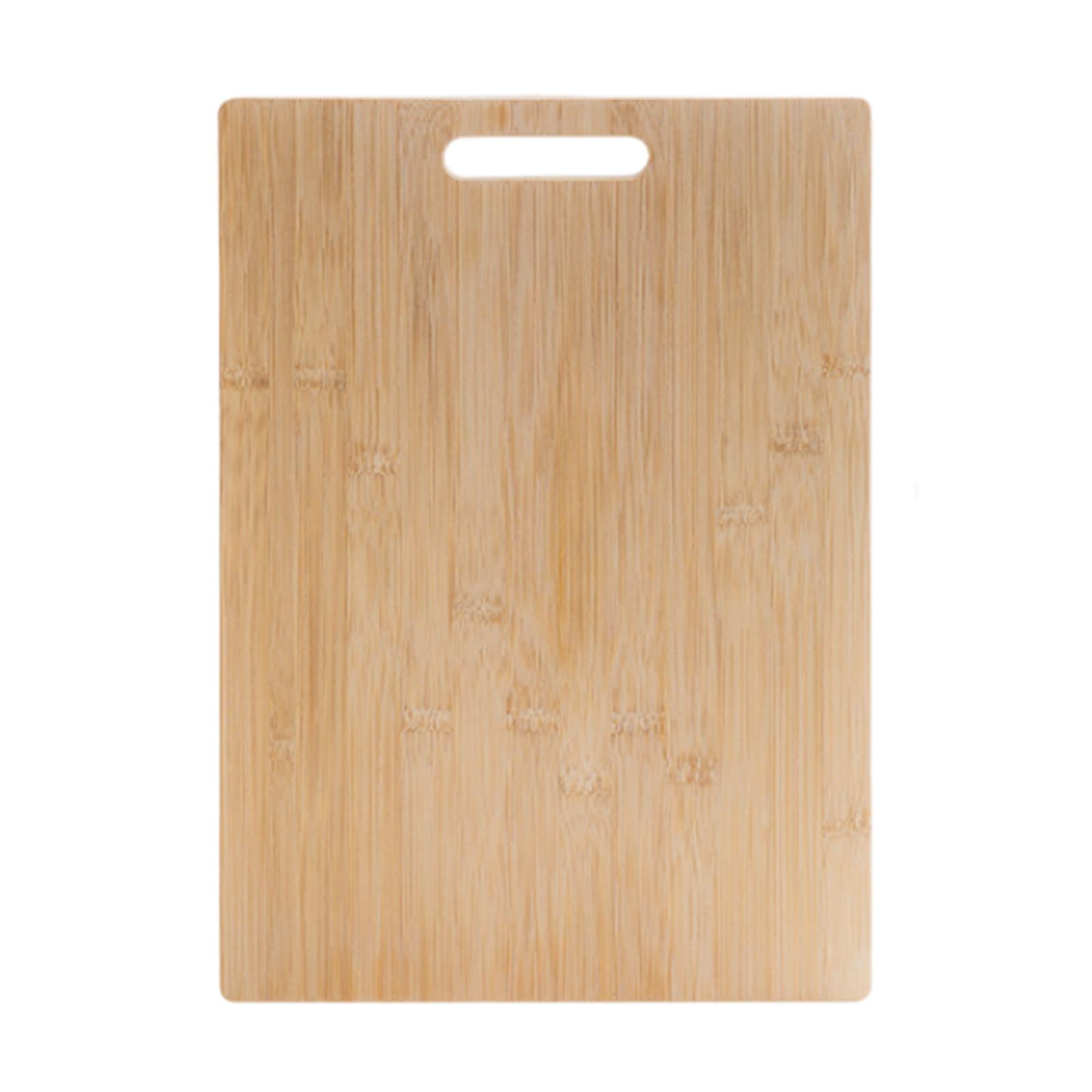 Chopping Board Cutting Board Kitchen Gadget Bamboo Serving Tray Breakfast Bread Board Pizza Board for Bread, Carving Meat, Vegetables 34cmx24cmx1.2cm