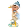 thumbnail image 2 of Mega Favors Keepsake Figurine 12 pcs Baby Boy Sitting on Stork | Awesome Decorations or Party Favors | for Pregnancy Announcements, Gender Reveals, Birthday and Special Celebrations, 2 of 4