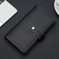 thumbnail image 1 of Business Card Organizer Business Card Holder Book, Portable Business Card Binder File Sleeve Storage, Business Card Holders，black, 1 of 5