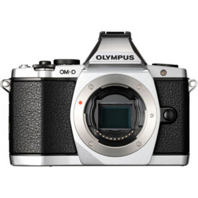 Olympus OM-D E-M5 16.1 Megapixel Mirrorless Camera Body Only, Silver - image 3 of 6