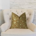 thumbnail image 2 of Plutus Brands Plutus Triangle Maze Handmade Throw Pillow, 2 of 3