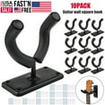 thumbnail image 2 of Supsupsiu 8 Pcs Universal Guitar Hangers Wall Mount Instrument Display Holder Stand Hook, 2 of 9