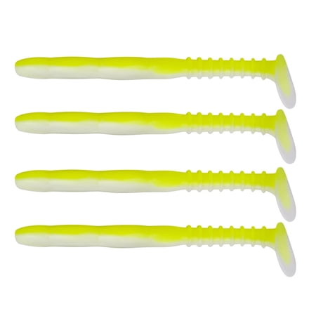 ANXPTIME 4Pcs Shad Swimbait Jig Head Lure Soft Baits Fishing Tackle Perch Fishing Lure for Freshwater Saltwater Fishing
