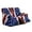 American Flag Print, variant on Psesaysky Marble Print Reclining Couch Cover 2 Seat Recliner Cover Form Fit with Console Split Reclining Design