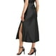 thumbnail image 3 of Faldas Maxi de Satén para Mujeres INSPIRE CHIC, Cintura Alta Elástica, Con Abertura Lateral, Elegantes para Fiestas y Bodas, Falda Larga Fluyente en Negro, 3 of 6