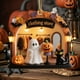 thumbnail image 5 of Uuiauoio Halloween Ghost Ornaments Spooky Cute Hanging Decor for Home Holiday Party Tree Decoration with Lantern and Black Cat Theme, 5 of 6