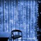 thumbnail image 3 of Cortina de luces LED románticas con forma de estrella de 3 x 3 m, perfecta para propuestas de matrimonio y decoración de dormitorios, enchufe estadounidense, 110 V, crea momentos mágicos, 3 of 8