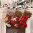 thumbnail image 4 of Billuyoard Calcetín de Navidad lindo portátil colgante Navidad temática decorativa reutilizable elegante Festival regalo caramelo bolsa de almacenamiento Kits de decoración para fiestas Animal Billuyoard HA069130-01, 4 of 6