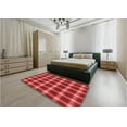 thumbnail image 5 of Ahgly Company Machine Washable Indoor Rectangle Transitional Red Area Rugs, 8' x 12', 5 of 7