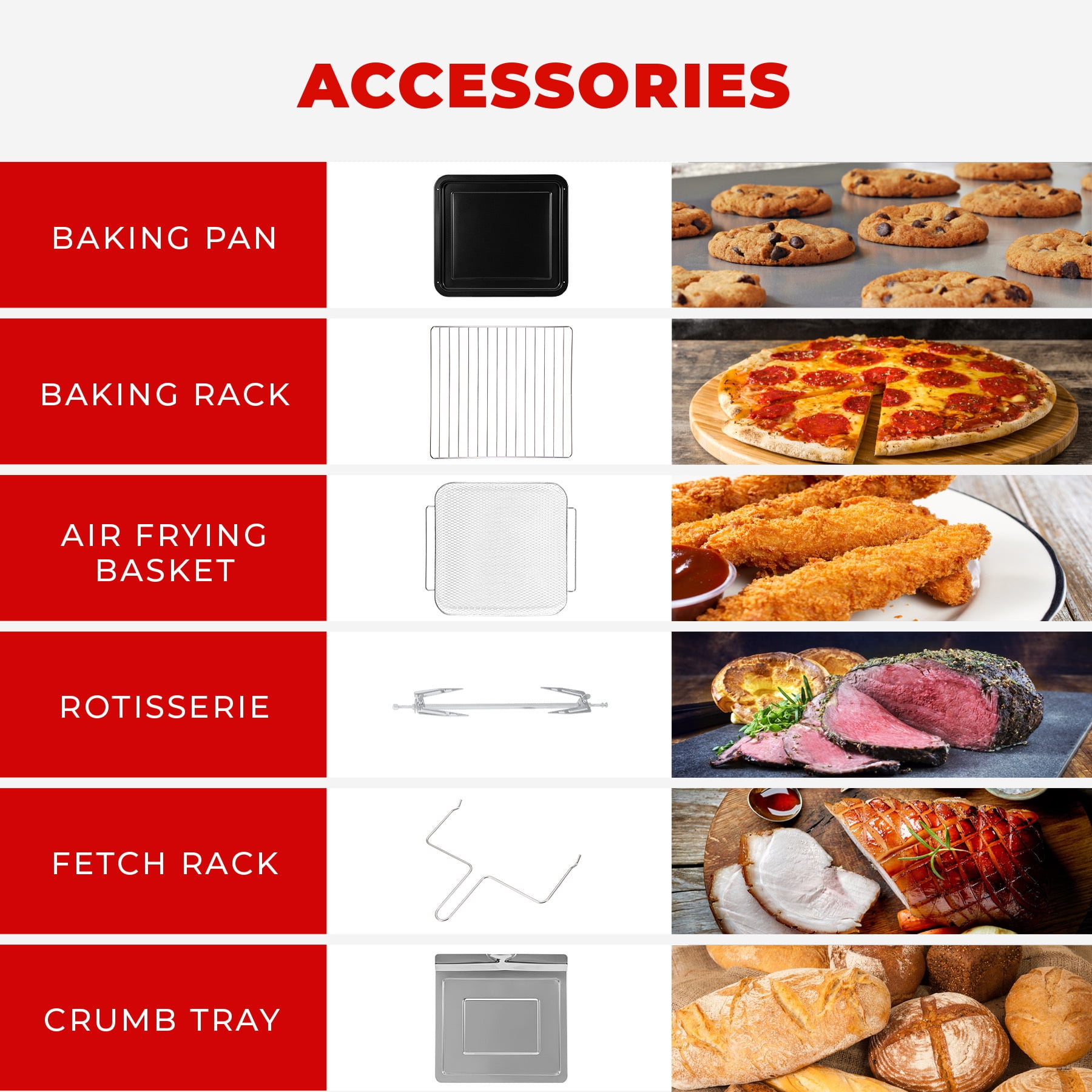 CUCKOO Air Fryer Oven, 18 Menu Modes with 360 Convectional Cooking, Includes 8 Accessories (Silver)