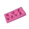 thumbnail image 4 of Molde de Silicona con Forma de Animales Inteprter para Decoración de Cubitos de Hielo y Dulces, 4 of 6