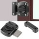 thumbnail image 4 of Cerradura de Pestillo de Puerta de Gabinete, Girada 180 Grados, Perno de Pestillo de Cerrado de Puerta Corrediza de Aleacio de Zinc, Pestillo Resistente, 4 of 7