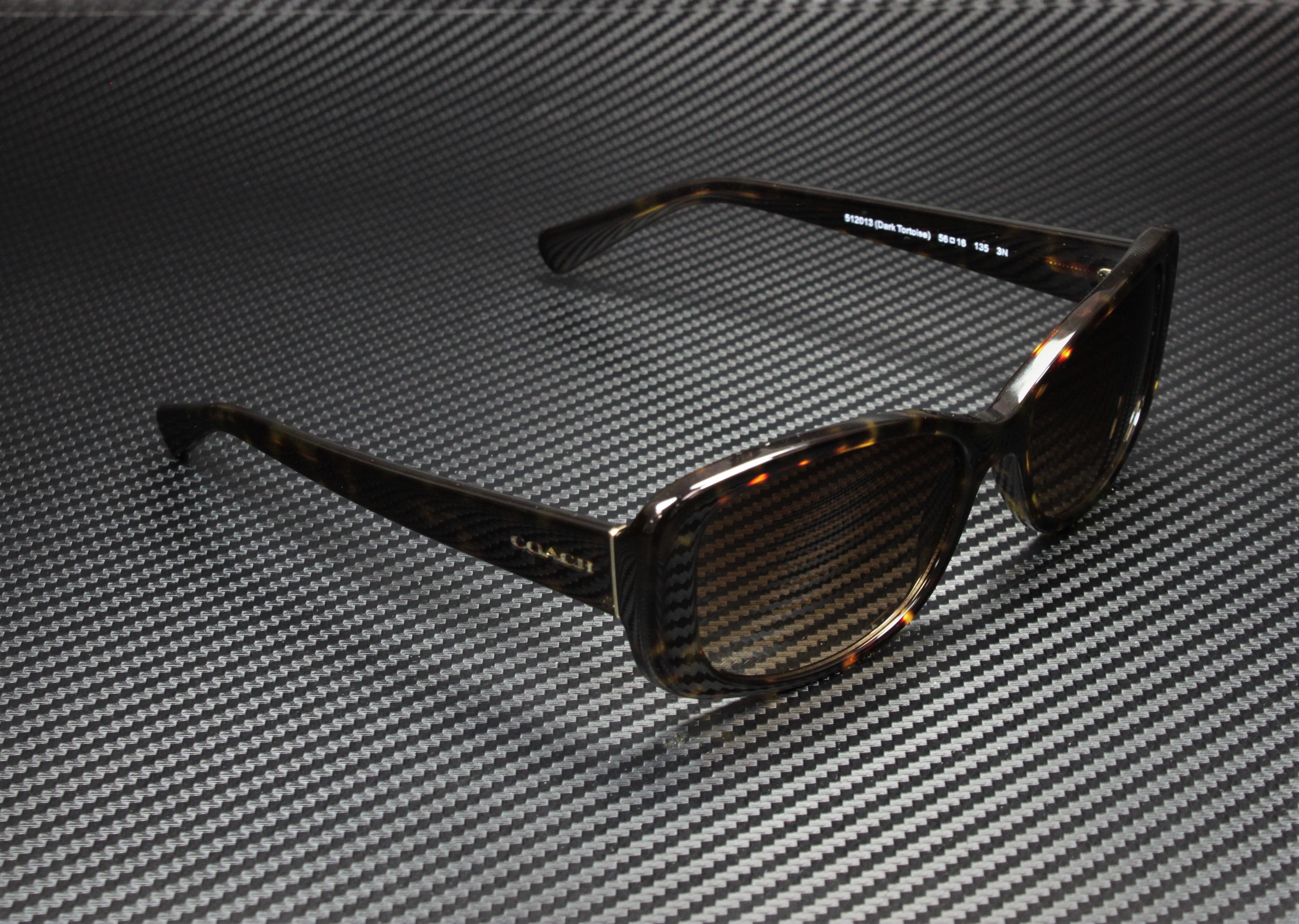 COACH HC8168 512013 Dark Tortoise Brown Gradient 56 mm Women's Sunglasses