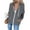 Gray, variant on BRGZLK Womens Hoodies with Zippers Fashion Solid Casual Long Sleeve Lightweight Slim Fleece Sweater Coat Pink S