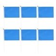 thumbnail image 1 of 50pcs Banderas cuadradas de mano Color sólido Mini bandera Suministros para fiestas Banderas de celebración de fiesta (Azul), 1 of 6