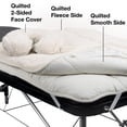 thumbnail image 4 of Juego de almohadillas ForPro de forro polar acolchado de primera calidad para mesa de masaje, 4 of 5